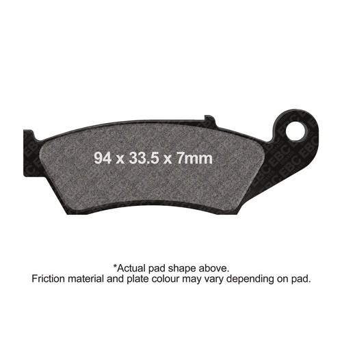 Ebc mxs sport - mxs, pad