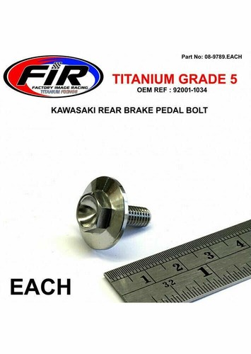 Titanium rear brake - titanium, bolt